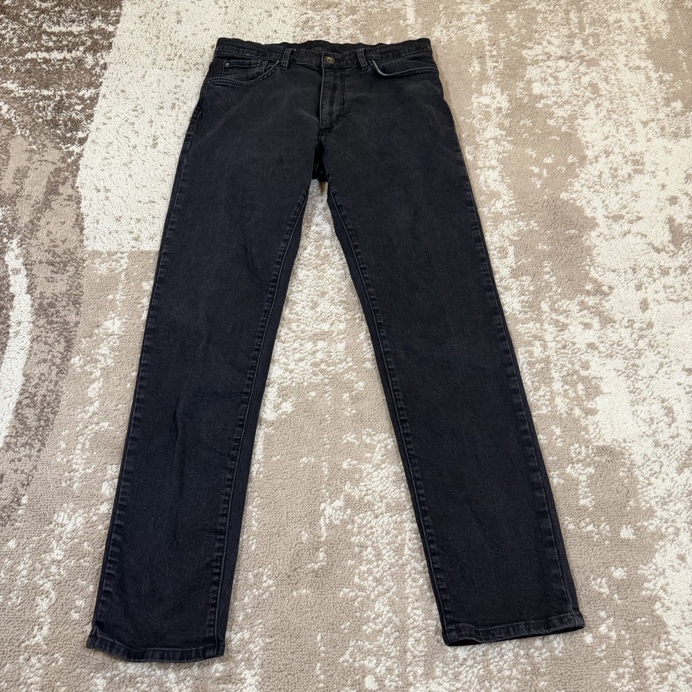 J. McLaughlin Jeans Men's 30x30 Black Denim 5-Pocket Straight Stretch